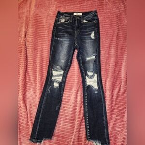 Mica LA Women's Jeans in Dark Blue SZ 25